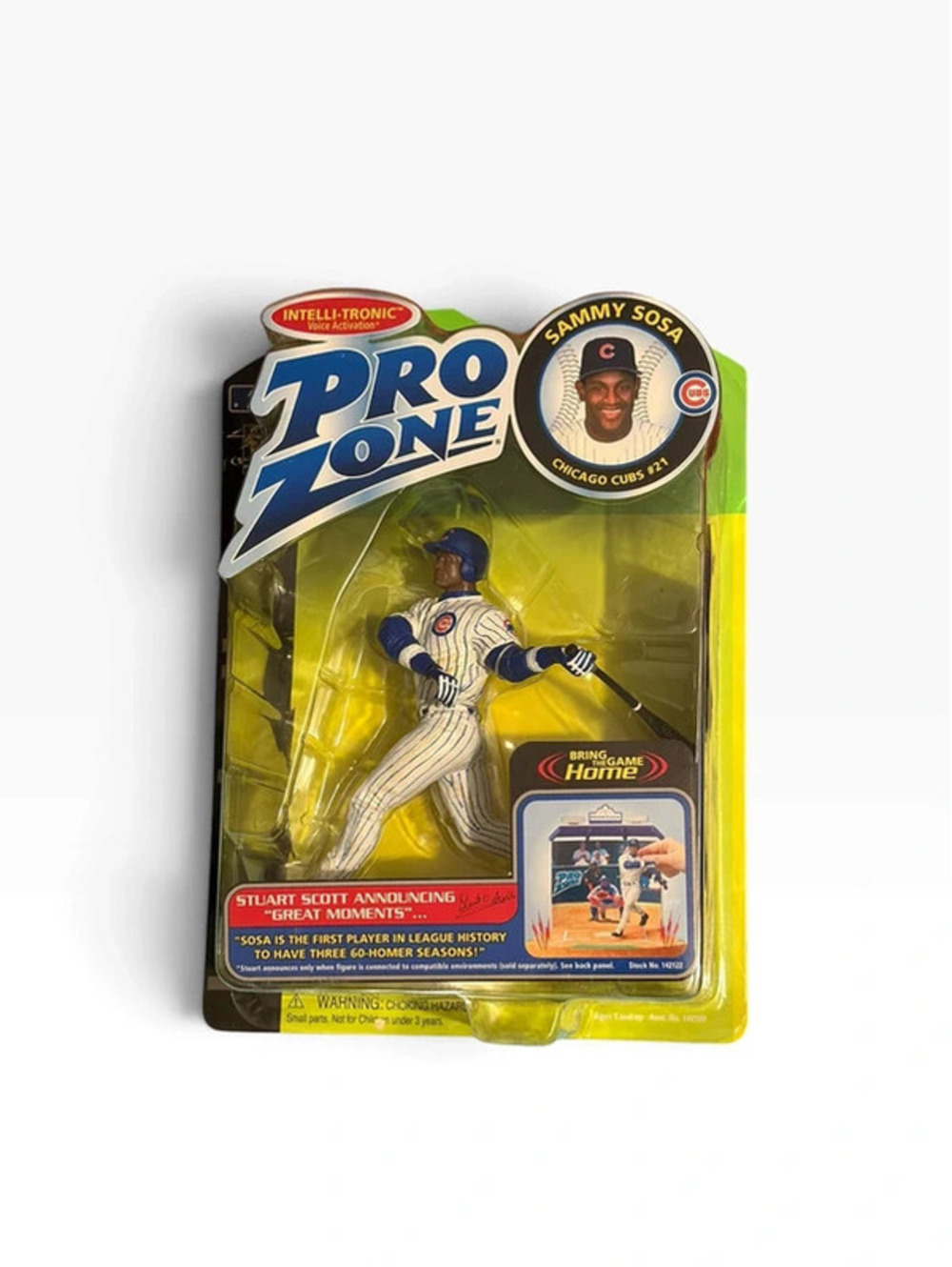 Sammy Sosa Chicago Cubs #21 Pro Zone Intelli-Tronic MLB Action Figure NIP